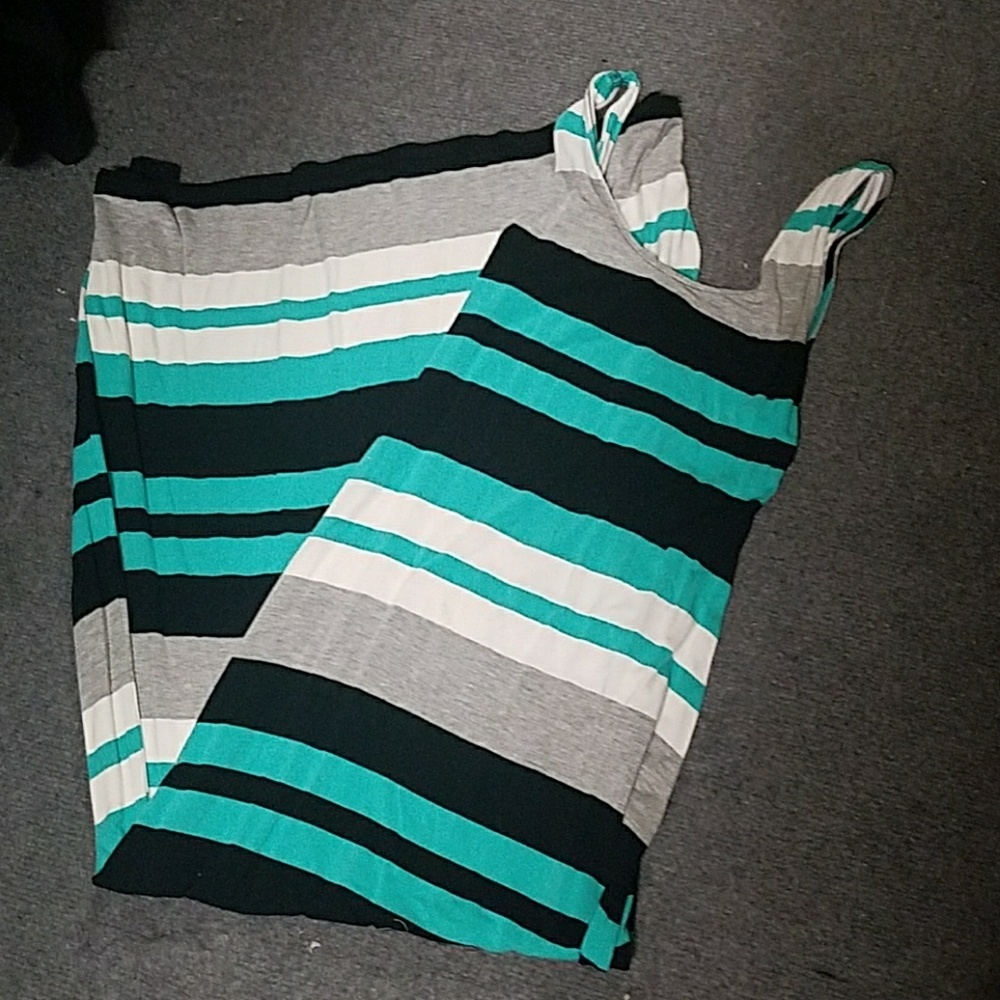 Striped Maxi Dress